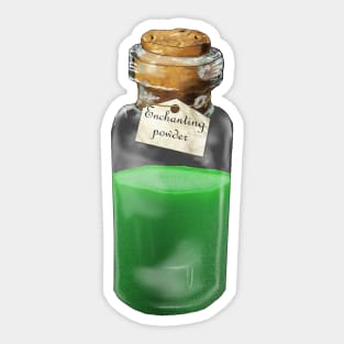 Enchanting Powder from the Lady of the Green Kirtle Sticker